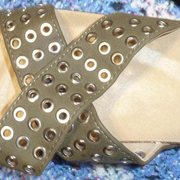 Qupid 🎀Casual Cork Footbed Slide Sandals NEW🎀Sz 7 - Picture 6 of 8